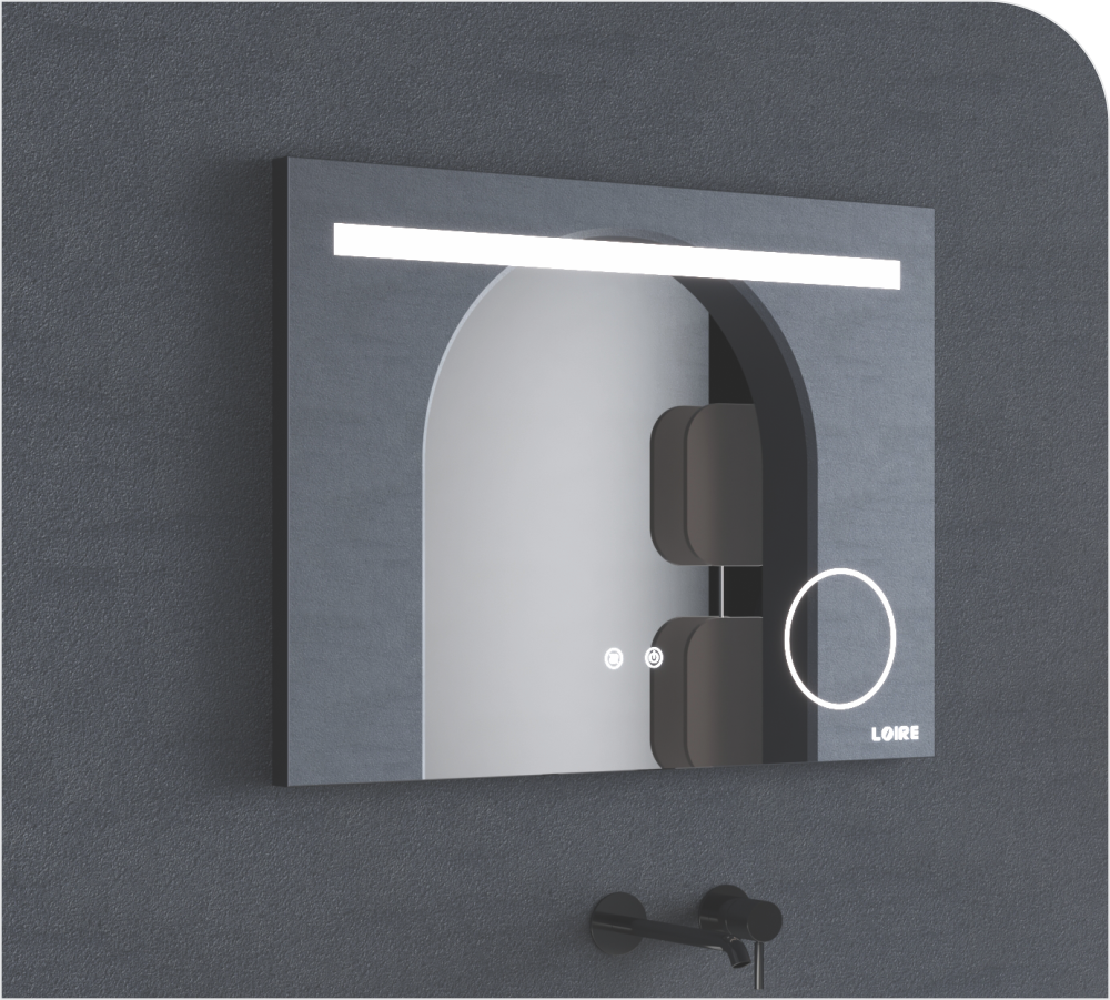 Crystal Frame Mirror